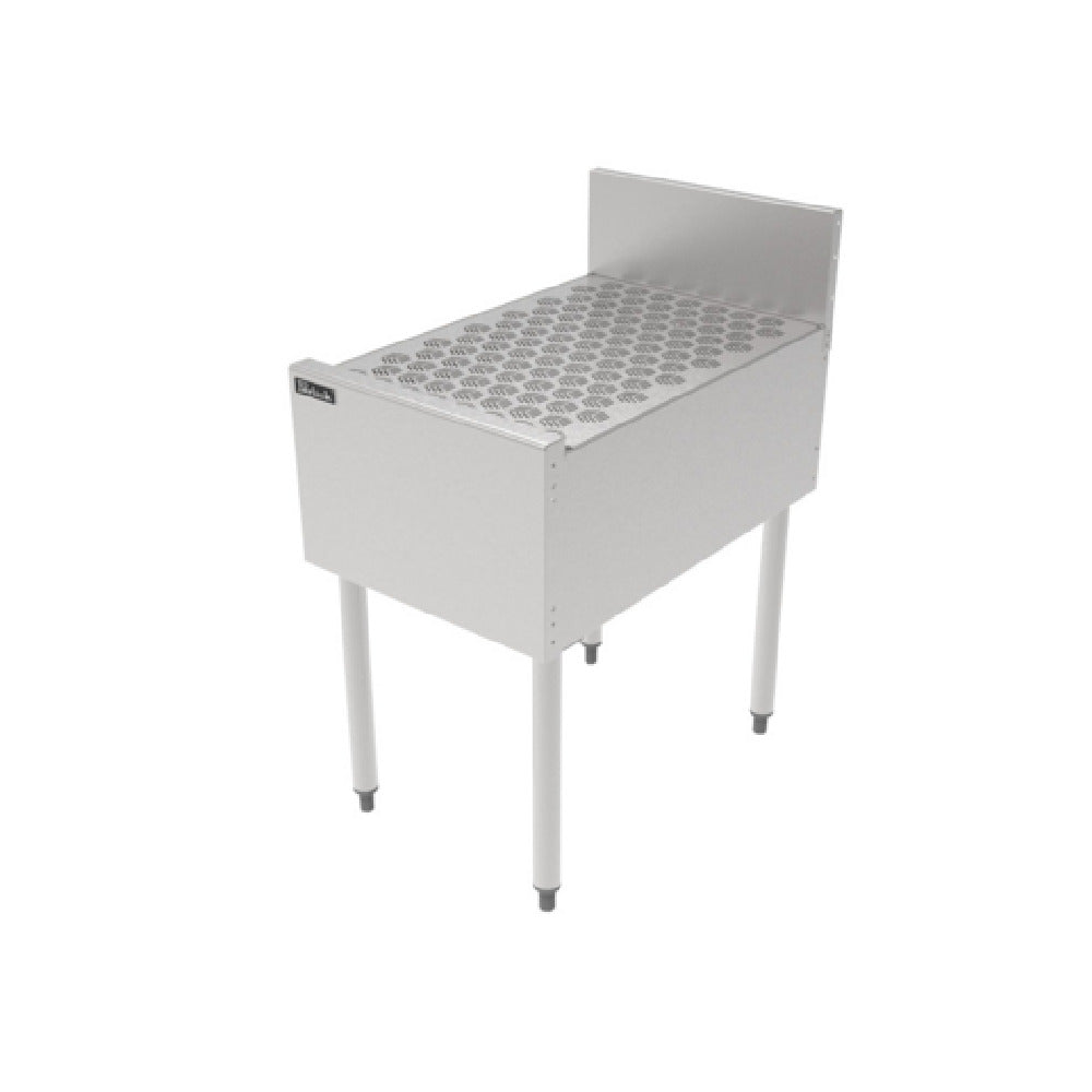 Perlick TSCE18DB - TSCE Series Underbar Drainboard, 18"W X 27-5/8"D, Pitched Drainboard Top