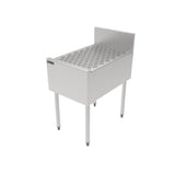 Perlick TSCE18DB - TSCE Series Underbar Drainboard, 18"W X 27-5/8"D, Pitched Drainboard Top