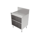 Perlick TSF24SC-STK - (Quick Ship) Underbar Storage Cabinet 24"W X 24"D, 6"H Backsplash With 1" Return At Top