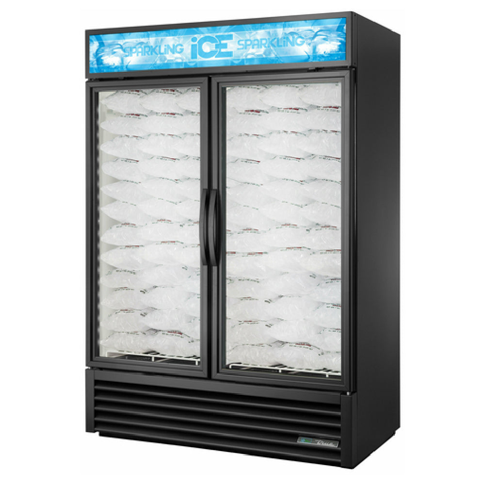 True Mfg. - General Foodservice GDIM-49NT-HC~TSL01_WH - Ice Merchandiser, Two-section