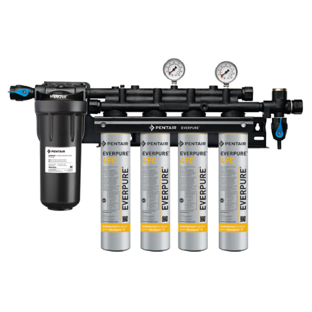 Everpure EV932844 Coldrink Water Filtration System Coldrink 4-4FC Quad