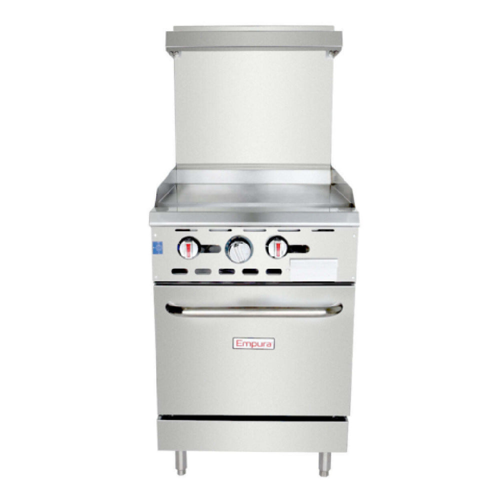 Empura EGR-24GT - Single Base Gas Range, Natural Gas, 23.98"W X 25.75"D X 56.69"H
