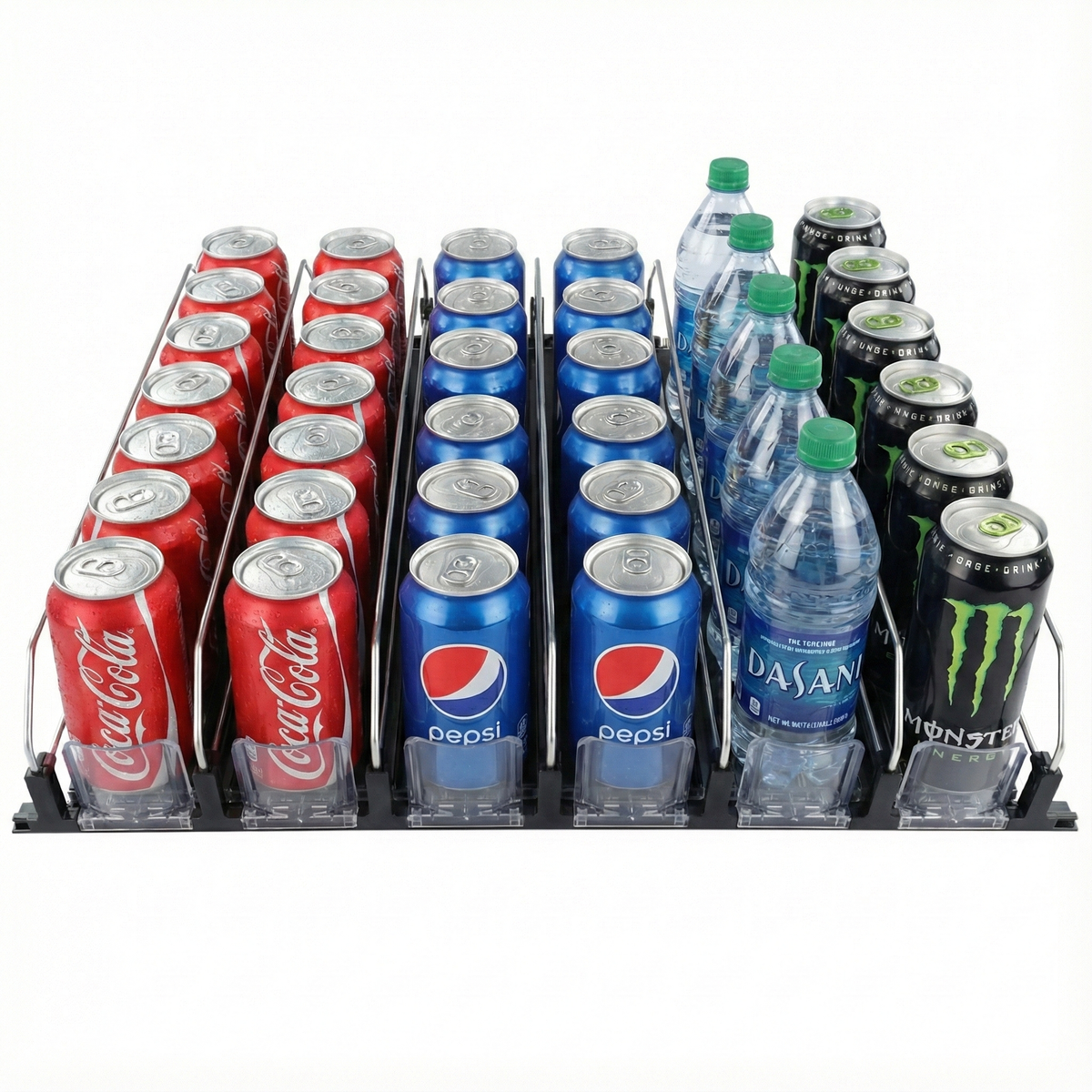 Optional 6 Lane Pusher Bundle Per Shelf Add-on Accessory Compatible with EGM-13B and EGM-13W