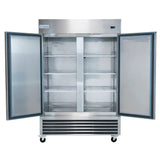 Empura Refrigeration E-KB54F Reach-In Freezer 53.9"W X 32.7"D X 82.3"H 41.6 Cu. Ft. Capacity