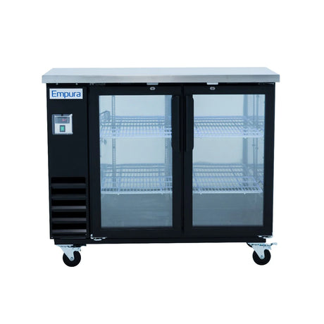 Empura Refrigeration E-KBB48-2G-24 Back Bar Cooler 49.1"W X 24.4"D X 41.7"H 12.5 Cu. Ft. Capacity
