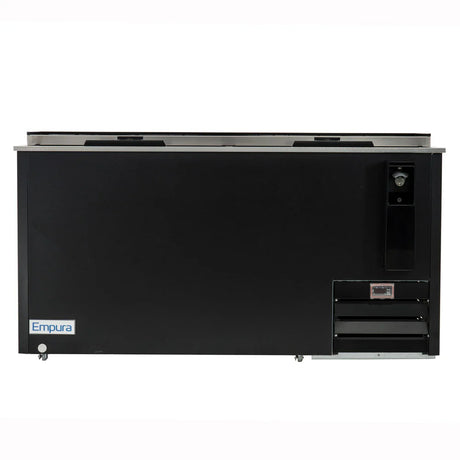 Empura Refrigeration E-KBC-65 Bottle Cooler 64.3"W X 27"D X 35"H 19 Cu. Ft. Capacity