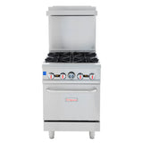 Empura Equipment EGR-24_LP Single Base Gas Range Liquid Propane 24"W X 32-5/8"D X 60-1/8"H