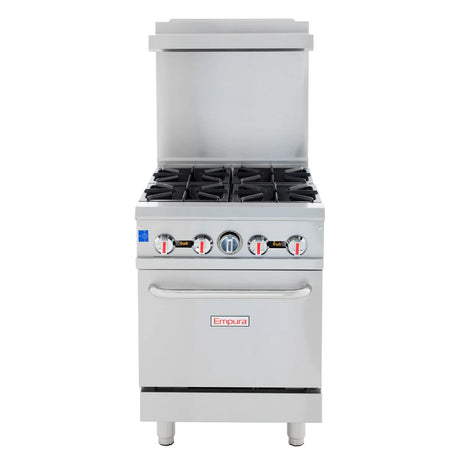 Empura Equipment EGR-24_LP Single Base Gas Range Liquid Propane 24"W X 32-5/8"D X 60-1/8"H