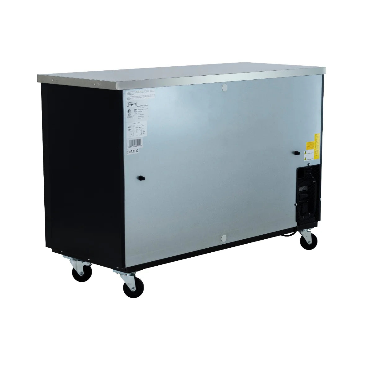 Empura Refrigeration E-KBB60-2G-24SD Back Bar Cooler 61.1"W X 24.4"D X 41.7"H 16.6 Cu. Ft. Capacity