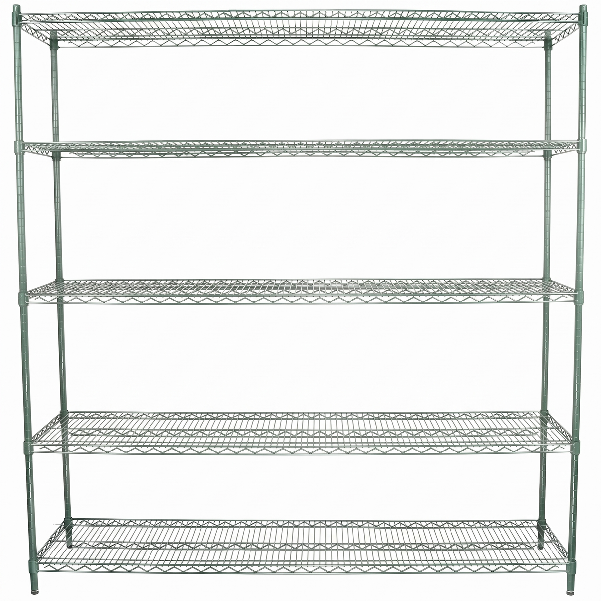 Empura Stainless E-WS187286 Shelving Unit 72"W X 18"D X 86"H 5-shelf