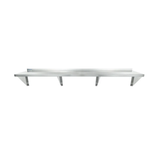 Empura Stainless 1884WS16 Heavy Duty Empura Wall Mount Storage Shelf 18" X 84" 16GA 430S/S Shelf And Brackets
