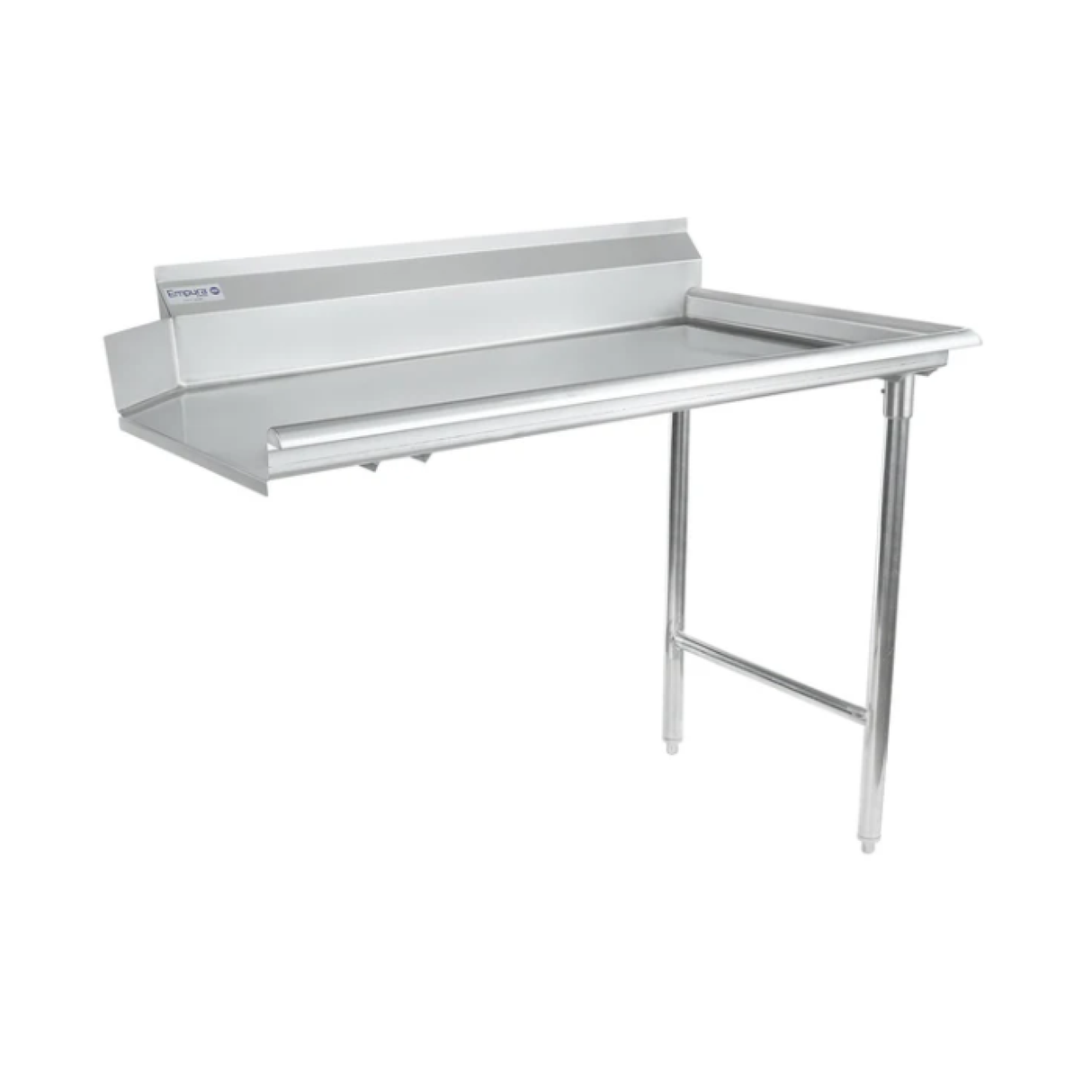 Empura Stainless E-CDT-48R 48" Stainless Steel Clean Dish Table Right Side 48"W X 30"D X 43.75"H