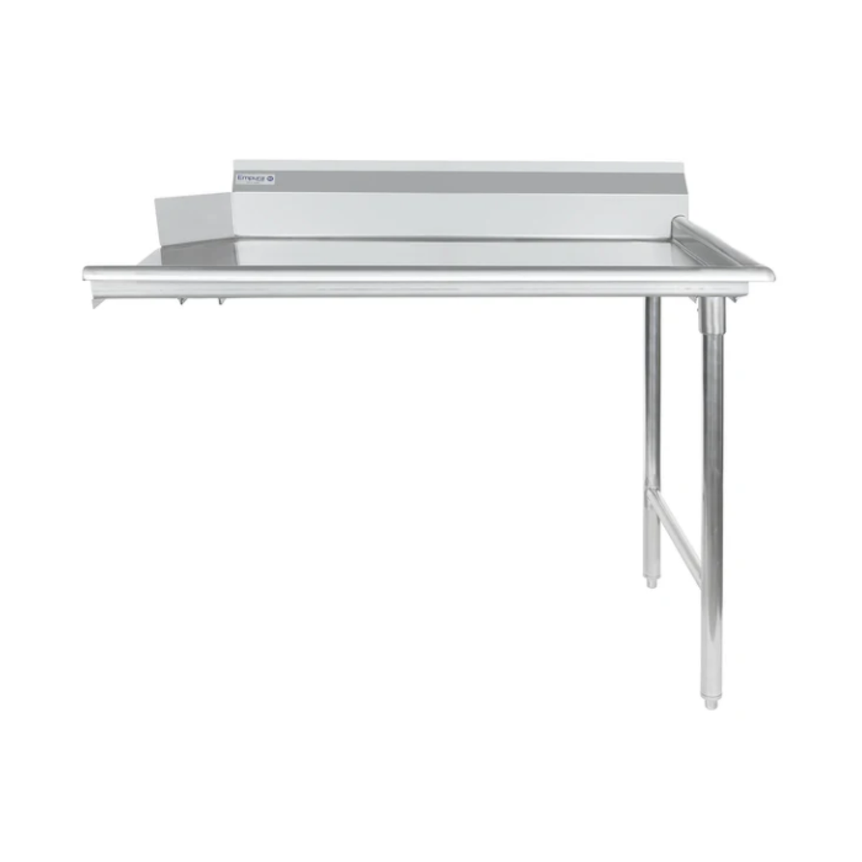 Empura Stainless E-CDT-48R 48" Stainless Steel Clean Dish Table Right Side 48"W X 30"D X 43.75"H