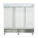 Empura Refrigeration E-KB81F Reach-In Freezer 81"W X 32.7"D X 82.3"H 66 Cu. Ft. Capacity