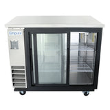 Empura Refrigeration E-KBB48-2G-24SD-S Back Bar Cooler 49.1"W X 24.4"D X 41.7"H 12.5 Cu. Ft. Capacity