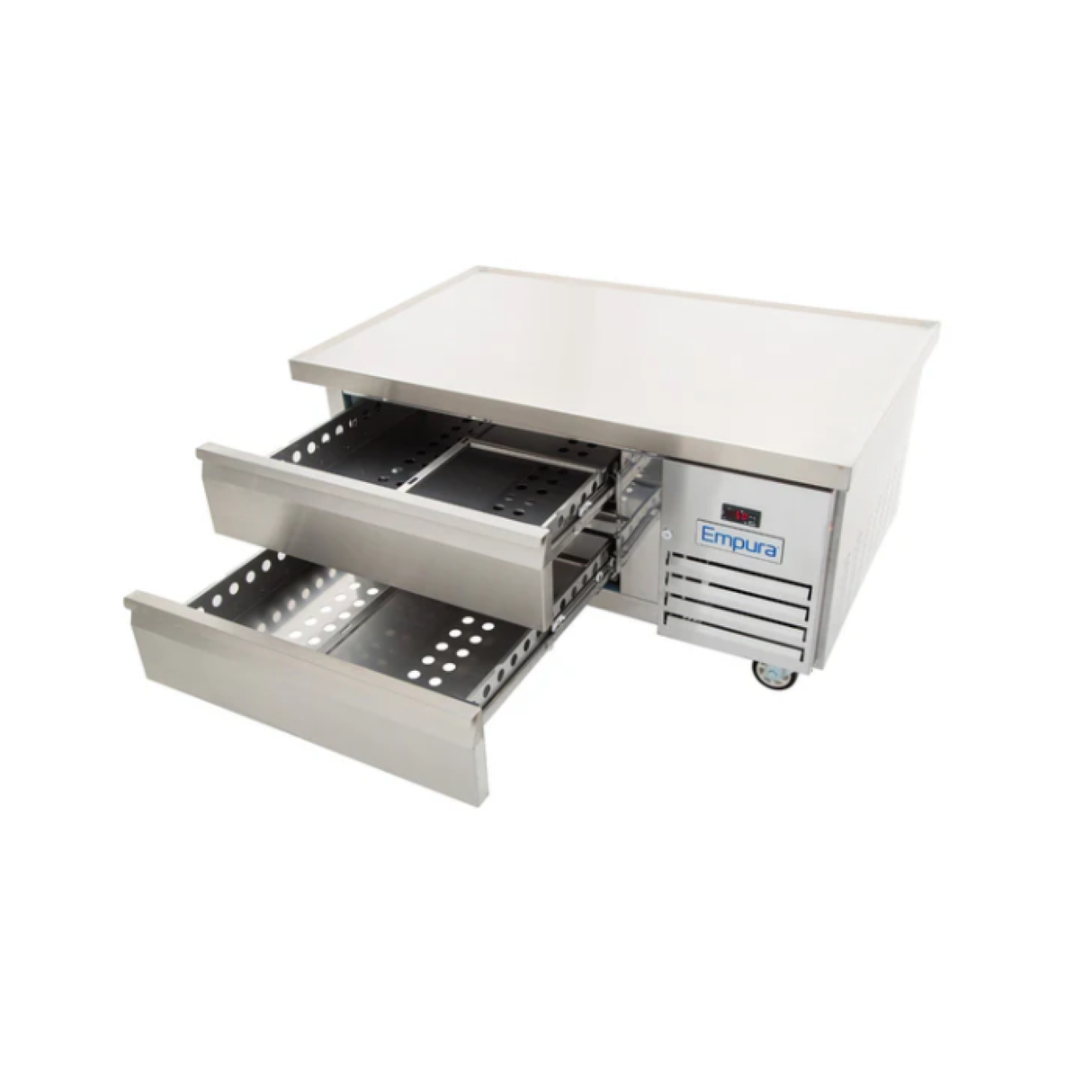 Empura Refrigeration E-KCBR48 Refrigerated Equipment Stand 50"W X 31.9"D X 26"H 5.9 Cu. Ft. Capacity