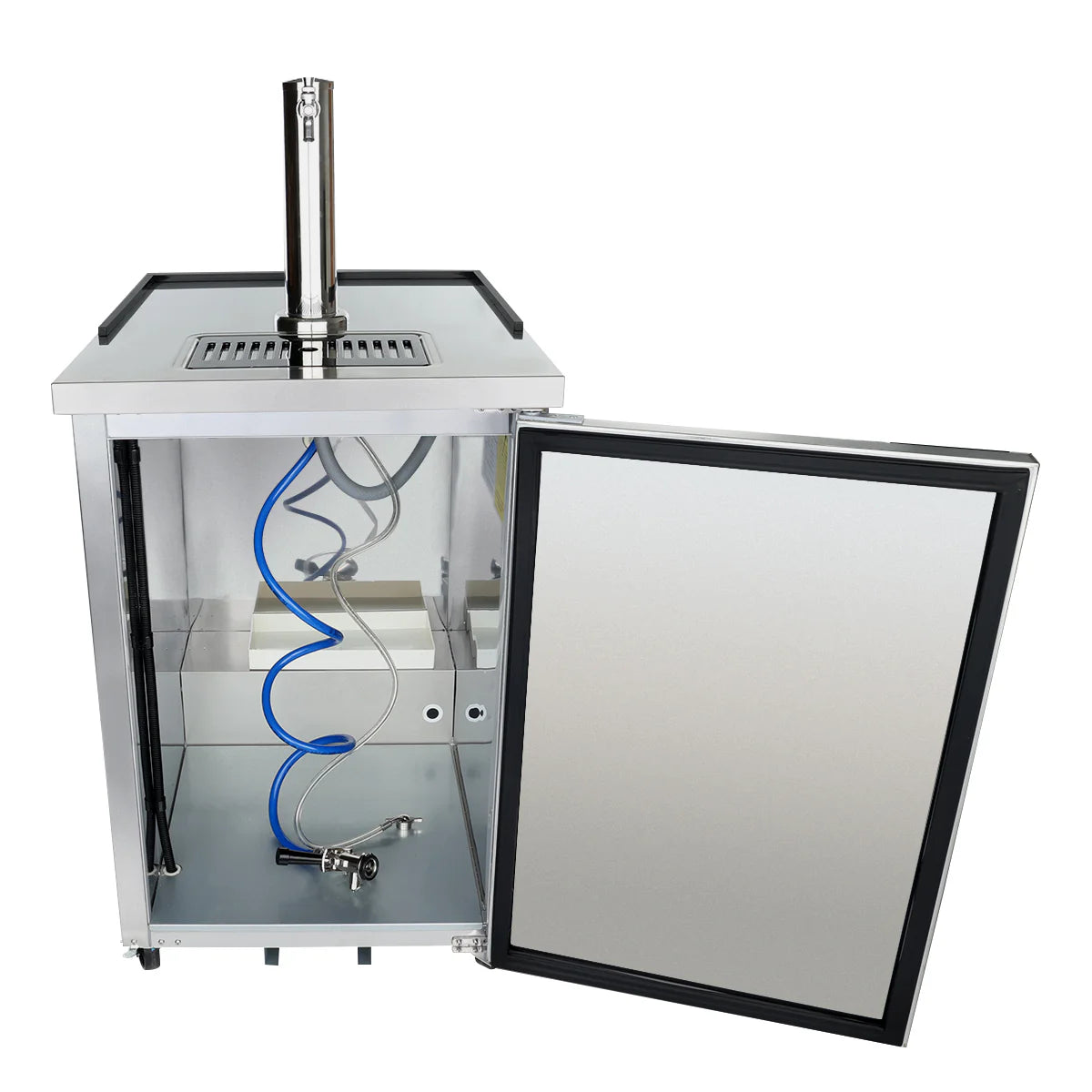 Empura Refrigeration E-KDD1-S Direct Draw Beer Dispenser 24.1"W X 29.9"D X 38.7"H 8.1 Cu. Ft. Capacity