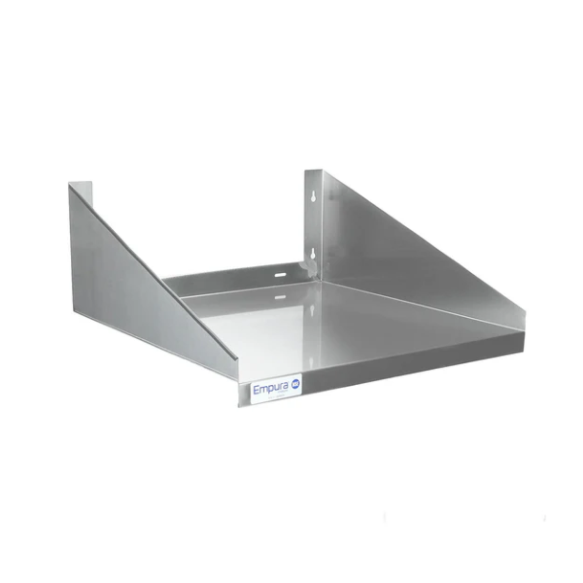 Empura Stainless E-MS-2424 Empura Wall Mount Microwave Shelf 24" X 24" 18 GA. 430 S/S