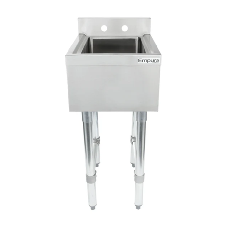 Empura Stainless EB1B101405 Underbar Sink (1) Bowl (10" X 14" X 5") 1 Compartment
