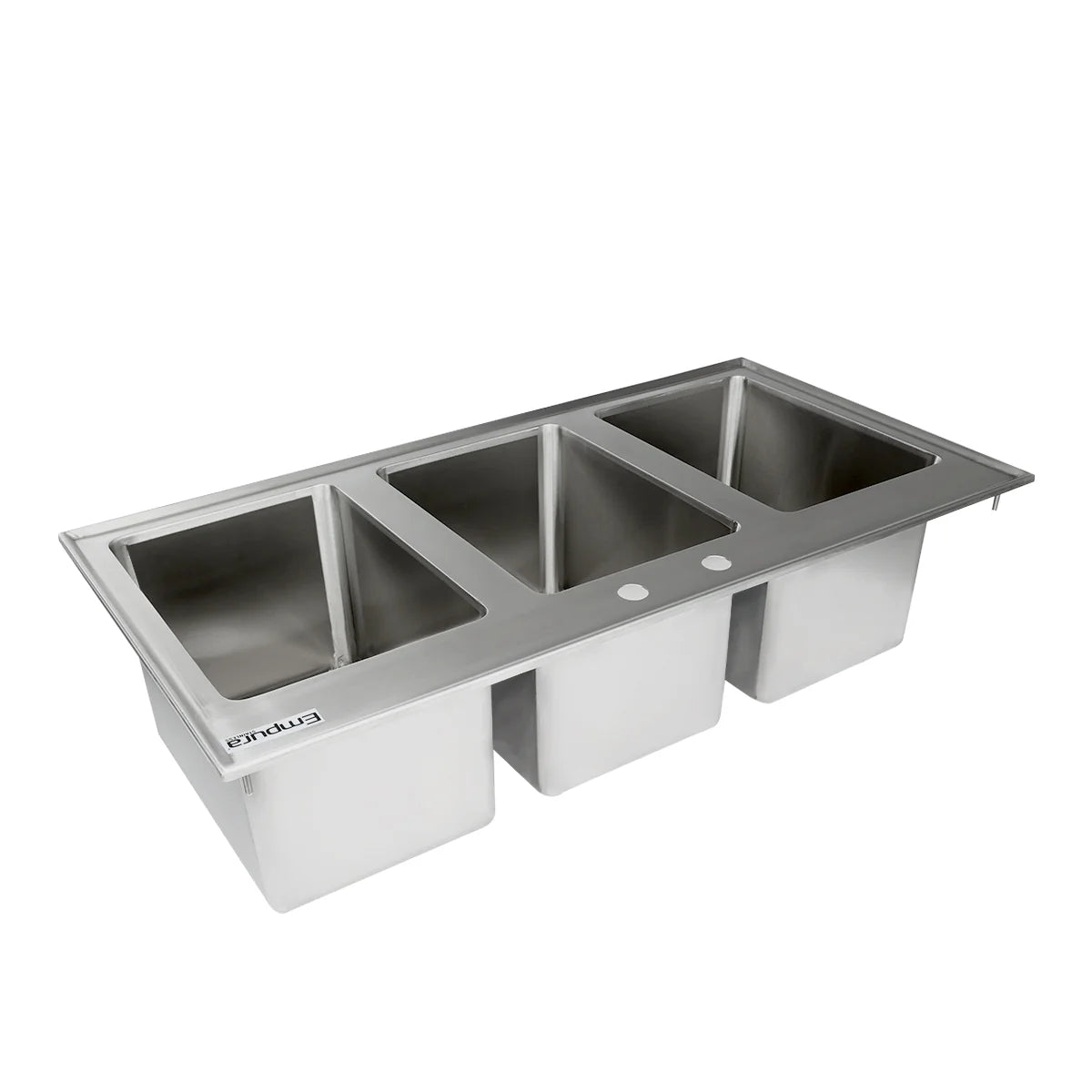 Empura Stainless EDIS3101410 Drop In Sink 3 Compartment 16 Gauge 304 Stainless Steel