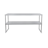 Empura Stainless EDOS1860 Overshelf Table-mounted 60"W X 18"D X 32"H