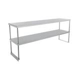 Empura Stainless EDOS1872 Overshelf Table-mounted 72"W X 18"D X 32"H