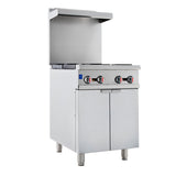 Empura Equipment EGR-24FC Single Base Gas Range Natural Gas 24"W X 32-5/8"D X 60-1/8"H
