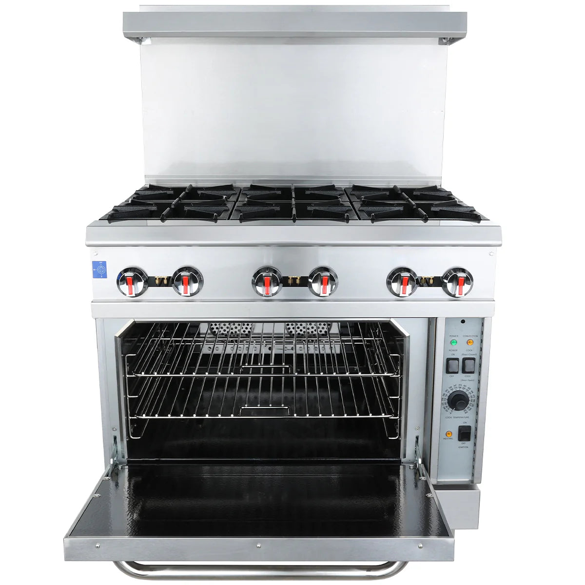 Empura Equipment EGR-36C_LP Single Base Gas Range Liquid Propane 36"W X 35"D X 56-1/2"H