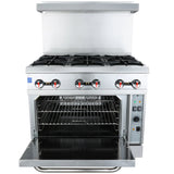 Empura Equipment EGR-36C_LP Single Base Gas Range Liquid Propane 36"W X 35"D X 56-1/2"H