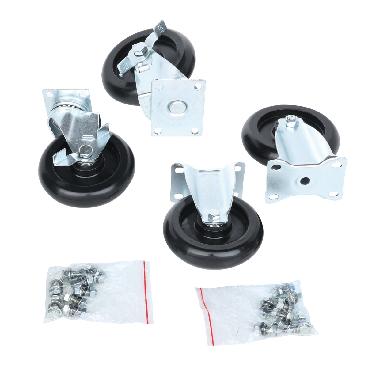 Empura Parts EGR-CASTER-SET 5" Caster Set (4) Casters Set (2) Locking And (2) Non-locking