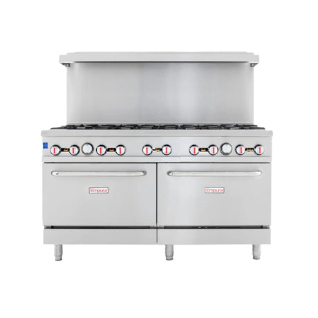 Empura Equipment EGR-60_LP Double Base Gas Range Liquid Propane 60"W X 32-5/8"D X 60-1/8"H