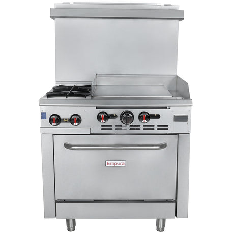 Empura Equipment EGR36-G24_NAT Single Base Gas Range Natural Gas 36"W X 32-5/8"D X 60-1/8"H