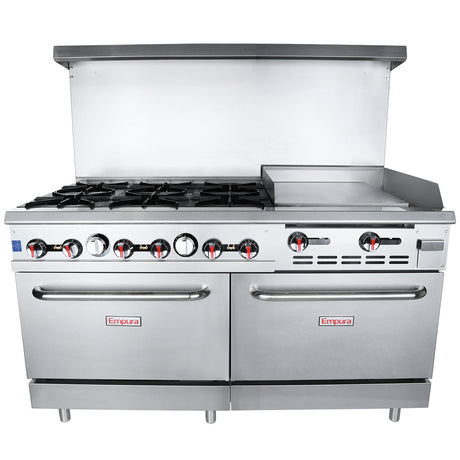 Empura Equipment EGR60-GS24_LP Double Base Gas Range Liquid Propane 60"W X 32-5/8"D X 60-1/8"H