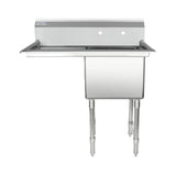 Empura Stainless EHD11818 Sink 23"W X 23.5"D X 44.25"H (1) Compartment
