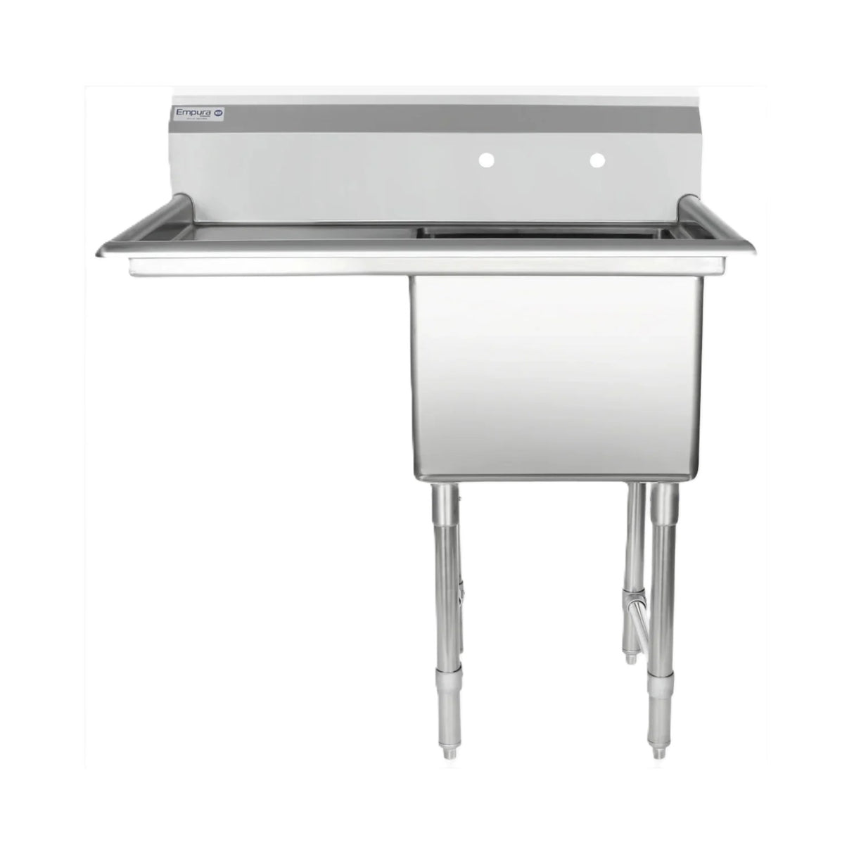 Empura Stainless EHD11818L18 Sink 38.5"W X 23.5"D X 44.25"H (1) Compartment