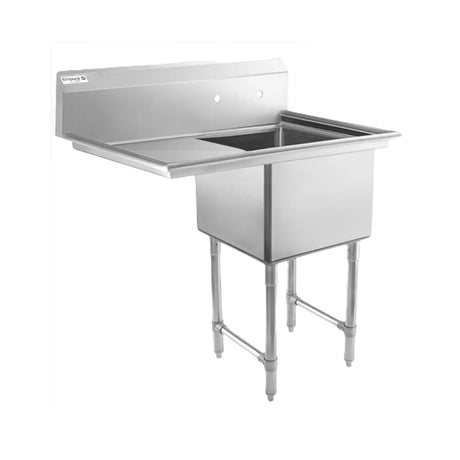 Empura Stainless EHD11818L18 Sink 38.5"W X 23.5"D X 44.25"H (1) Compartment