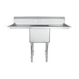 Empura Stainless EHD11818LR18 Sink 54"W X 23.5"D X 44.25"H (1) Compartment