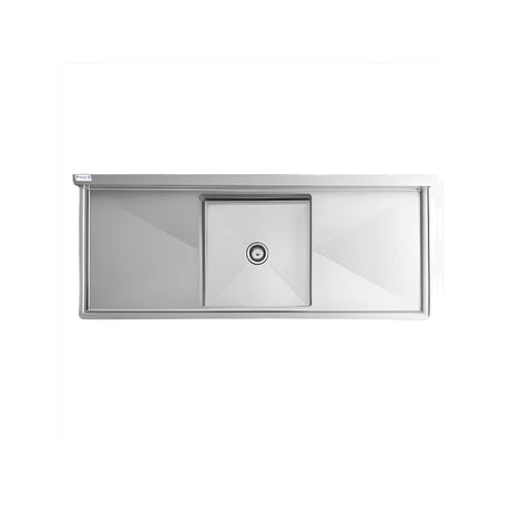 Empura Stainless EHD12424LR24 Sink 72"W X 29.5"D X 44.25"H (1) Compartment
