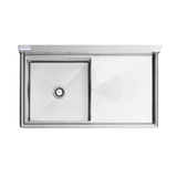 Empura Stainless EHD12424R24 Sink 50.5"W X 29.5"D X 44.25"H (1) Compartment