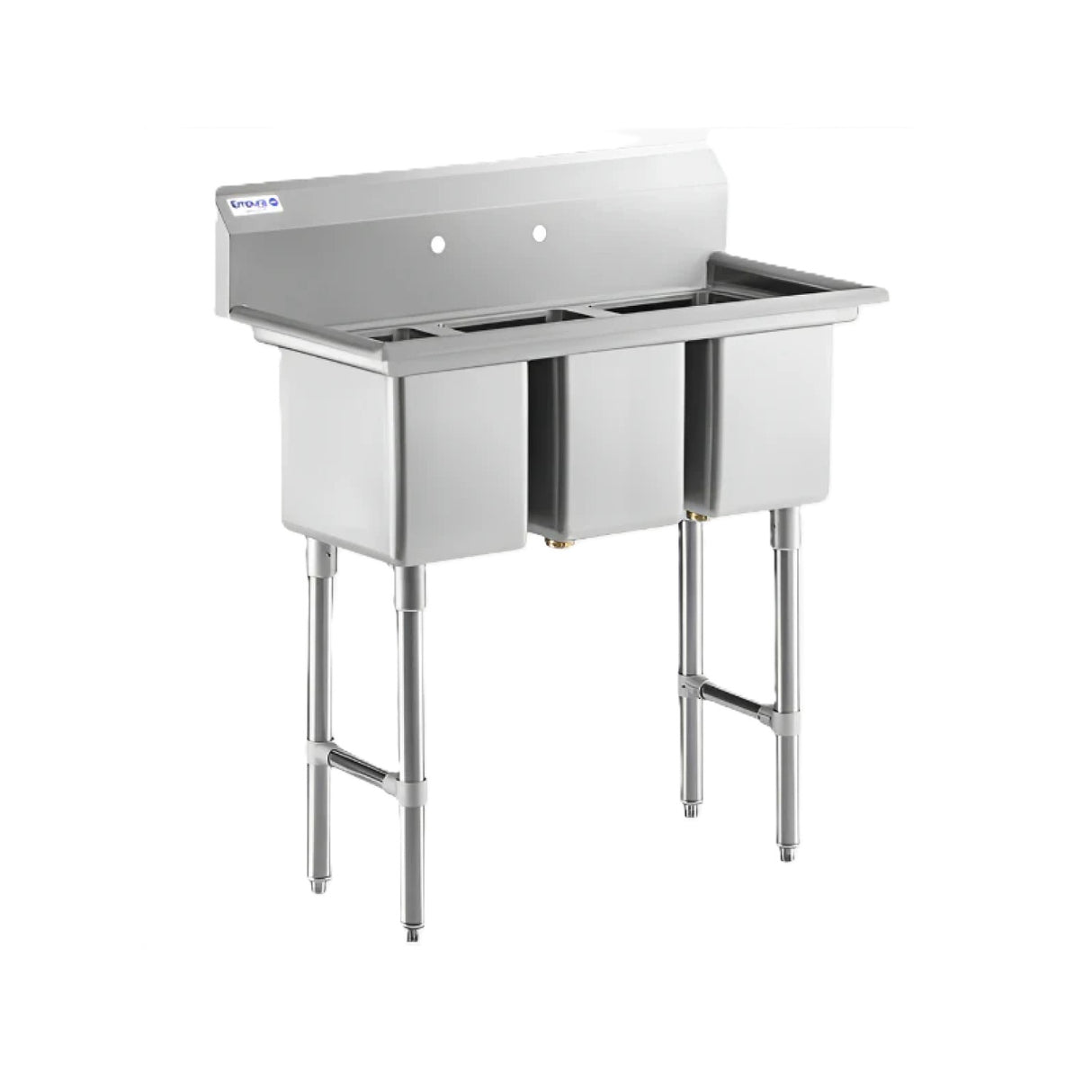 Empura Stainless EHD31014 Sink 39"W X 19.5"D X 44.25"H Heavy Duty