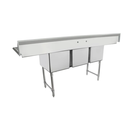 Empura Stainless EHD31620LR18 Sink 88"W X 25.5"D X 44.25"H (3) Compartment