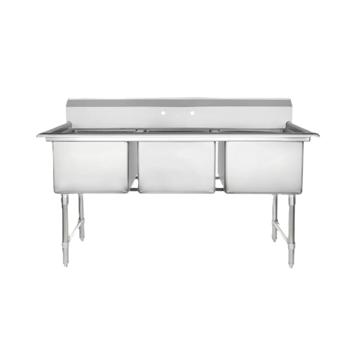 Empura Stainless EHD31818 Sink 63"W X 23.5"D X 44.25"H (3) Compartment