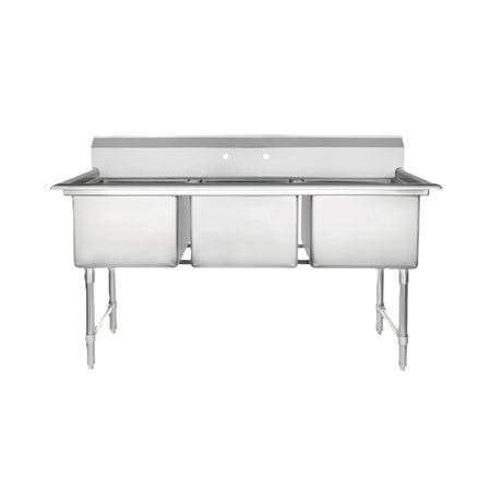 Empura Stainless EHD31818 Sink 63"W X 23.5"D X 44.25"H (3) Compartment