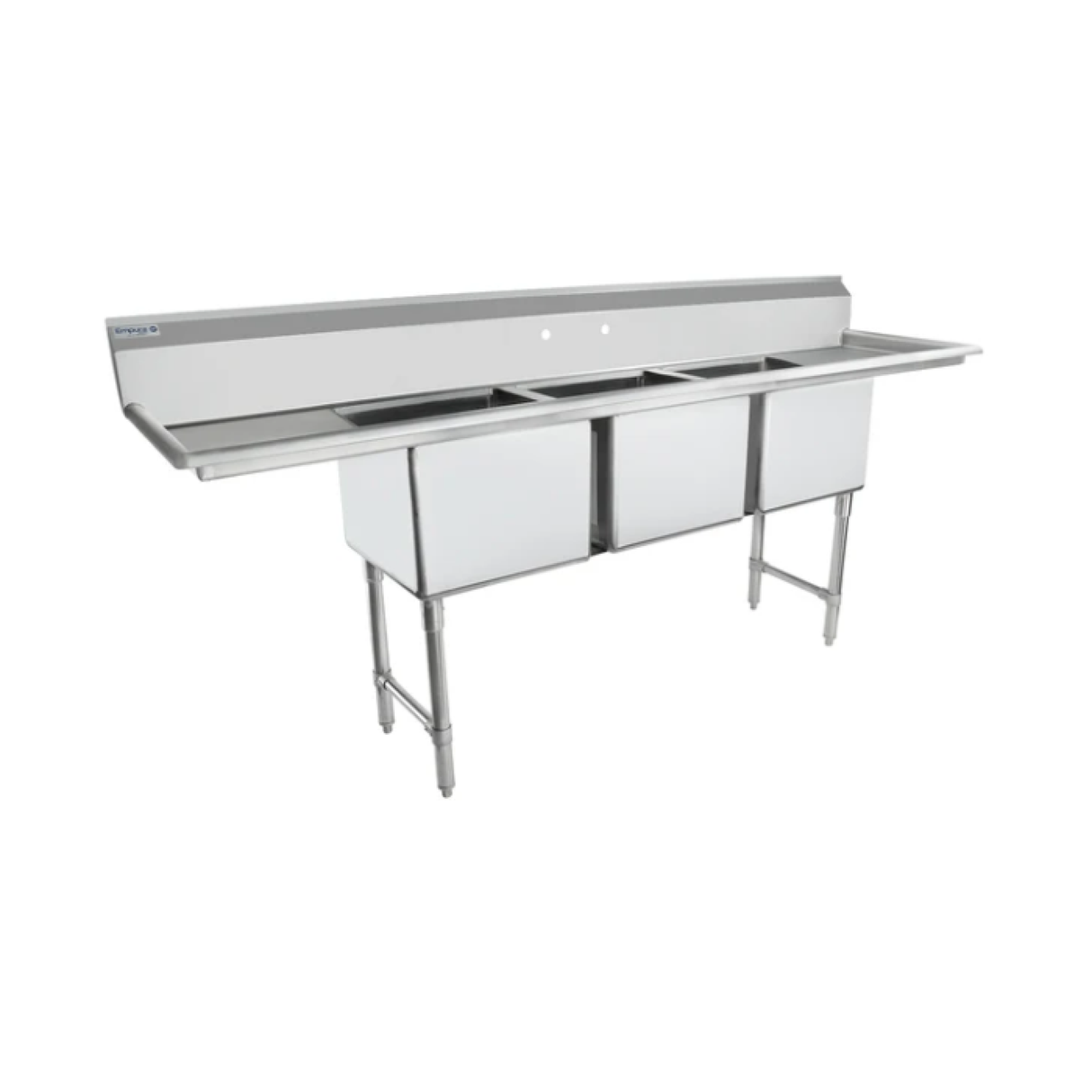 Empura Stainless EHD31818LR18 Sink 94"W X 23.5"D X 44.25"H (3) Compartment