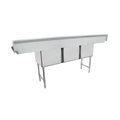 Empura Stainless EHD31818LR18 Sink 94"W X 23.5"D X 44.25"H (3) Compartment