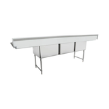 Empura Stainless EHD32424LR24 Sink 124"W X 29.5"D X 44.25"H Heavy Duty