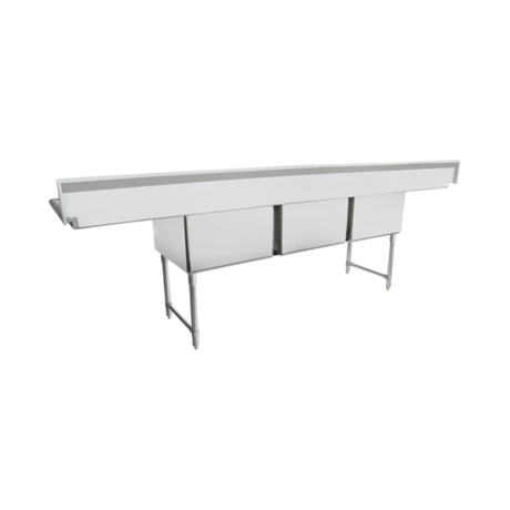Empura Stainless EHD32424LR24 Sink 124"W X 29.5"D X 44.25"H Heavy Duty