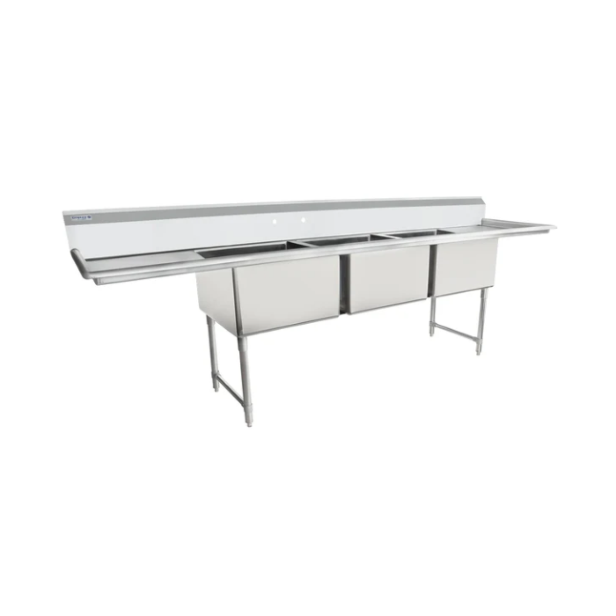 Empura Stainless EHD32424LR24 Sink 124"W X 29.5"D X 44.25"H Heavy Duty