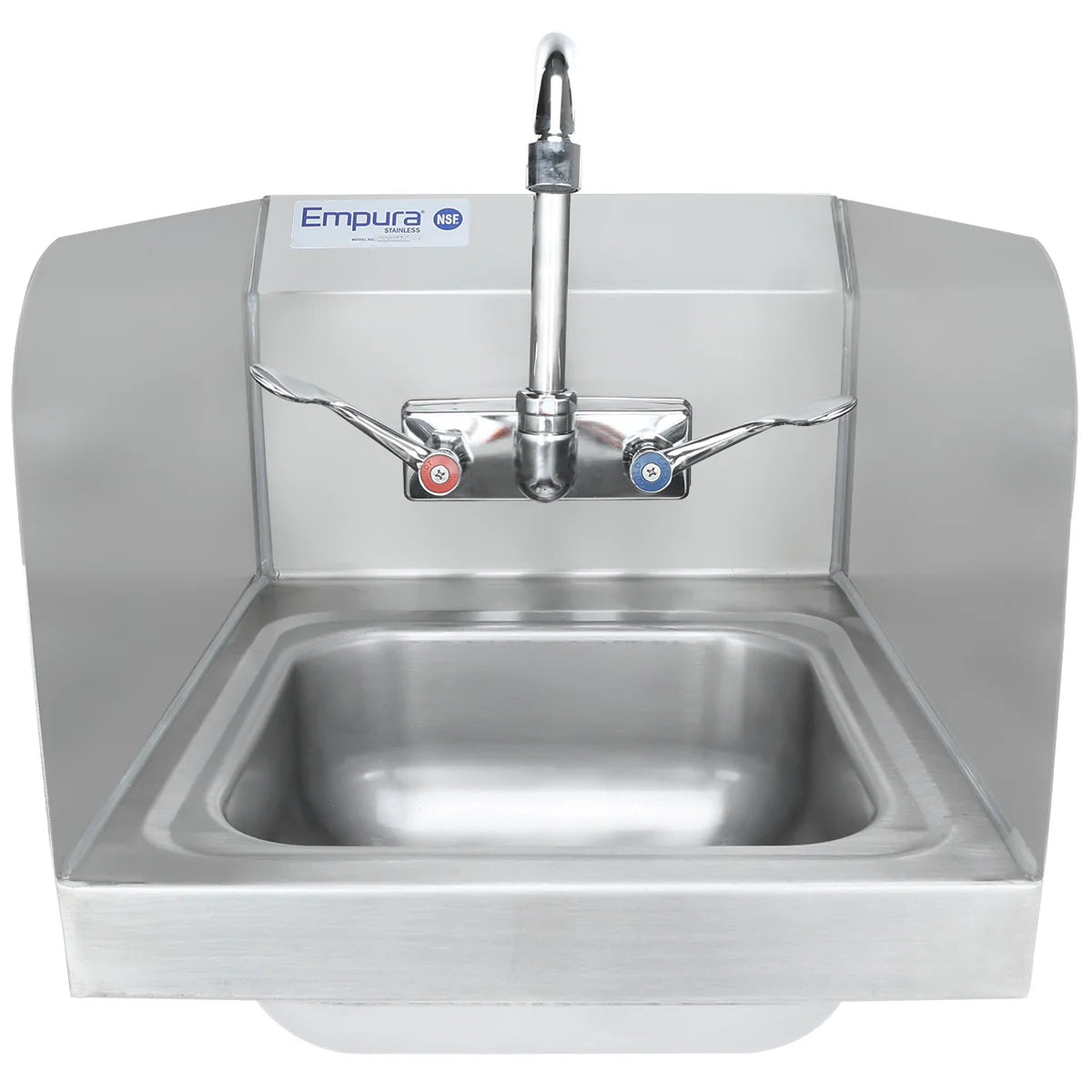 Empura Stainless EHS12SPWH Hand Sink 12"W X 16"D X 13"H Wall Mounted