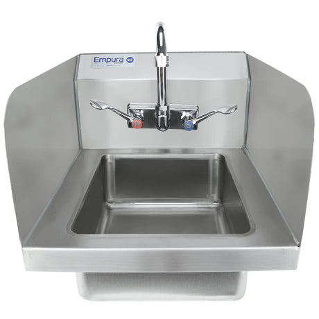 Empura Stainless EHS14SPWH Hand Sink 14"W X 16.5"D X 13"H Wall Mounted